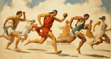 Спорт в Древнем мире. Фехтование палками и тренировка на чучелах